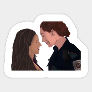 Two Beautiful Unicorns - WayHaught Sticker